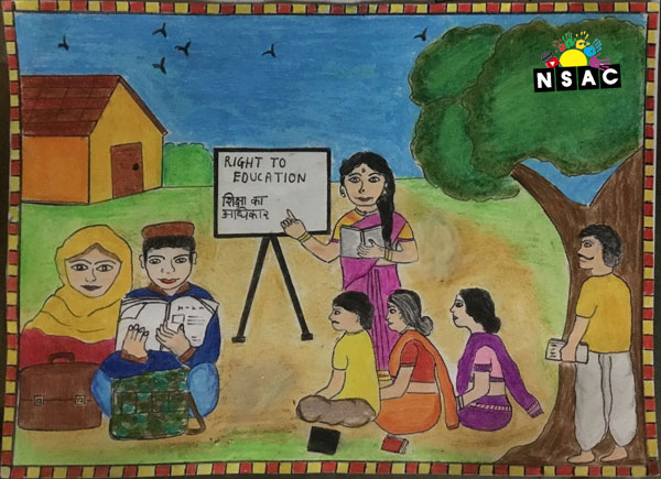 Srimathi Srinivasan, Consolation Prize Winner of All India Child Art Competition