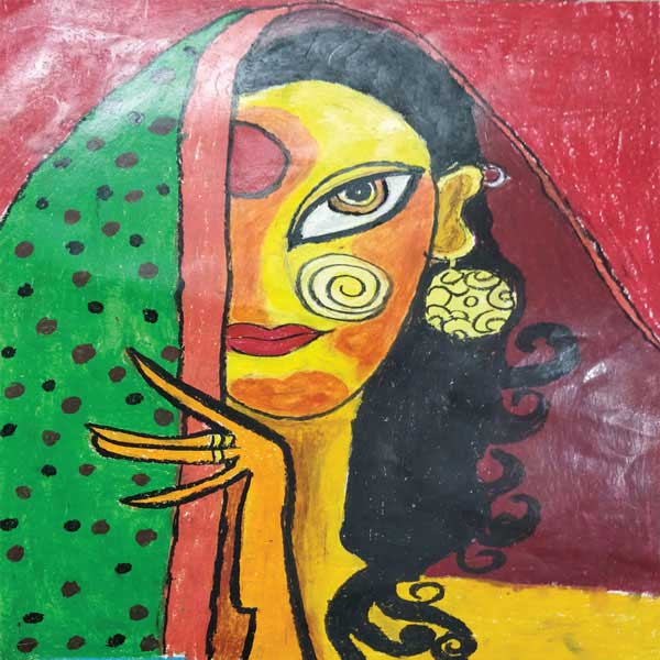 Artist Shivika Jain Participate in All India Child Art Exhibition, National Level Art Exhibition of Drawing, Painting, Art & Crafts for Kids in Delhi, India