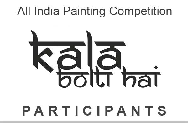 Participants of All India Painting Competition - Kala Bolti Hai, National Level Painting Competition, Organised by Nav Shri Art & Culture Organisation