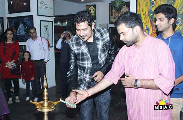 Inaugration Programme of National Level 'art N art' Exhibition 2013, All India Artist Group Art Exhibition, Organised by Nav Shri Art & Culture Organisation