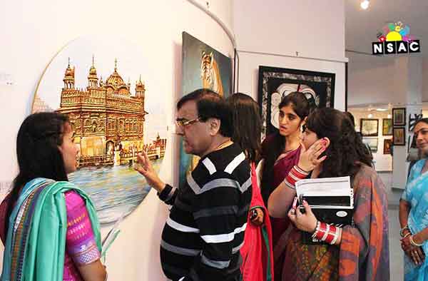 Inaugration Programme of National Level 'art N art' Exhibition 2014, National Level Art Exhibition, Organised by Nav Shri Art & Culture Organisation