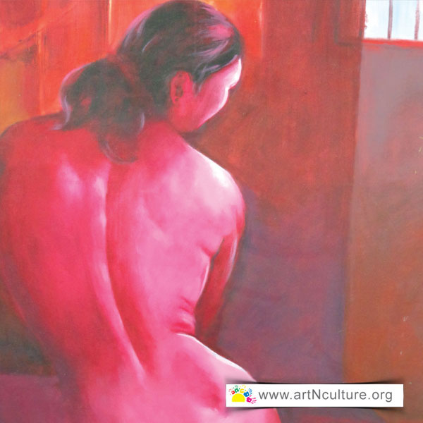 All India Art Exhibition Delhi, India, Artist Namrata Singh Painting