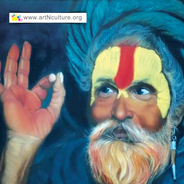 Artist Poornima Bhardwaj Painting