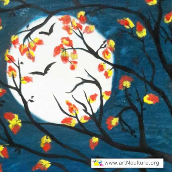 All India Art Exhibition in Delhi, Artist Monika Narayan Work