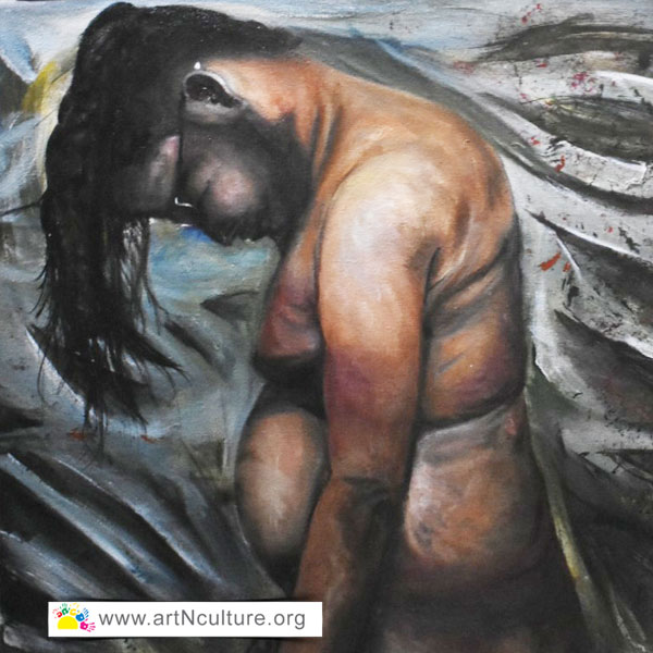 All India Art Exhibition in Delhi, Artist Raunak Gupta Work