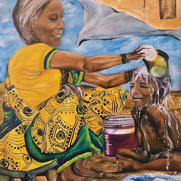 Art N Art National Level Art Exhibition in Delhi, India, Artist Anup Kumar Dubey