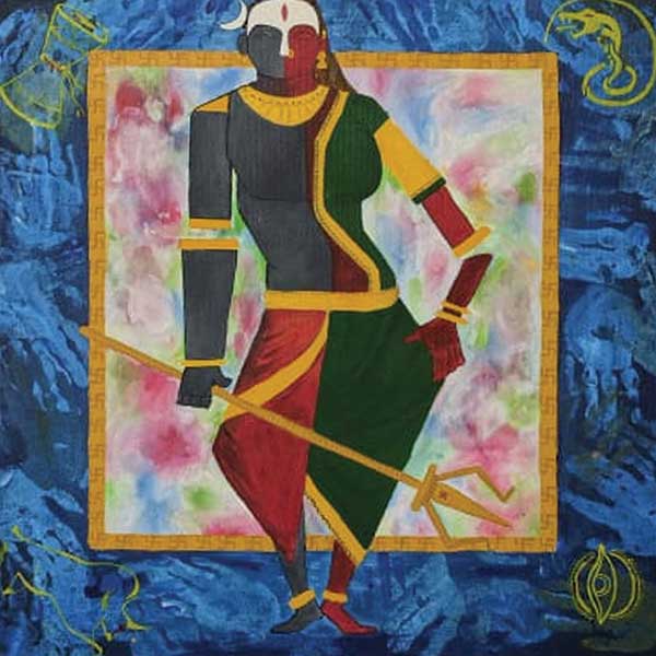 Art N Art National Level Art Exhibition in Delhi, India, Artist Arya Sandeep Muley