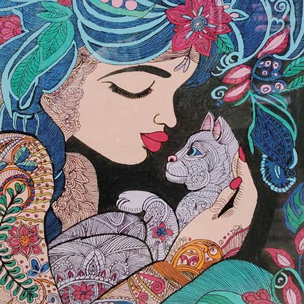 Art N Art National Level Art Exhibition in Delhi, India, Artist Jyoti