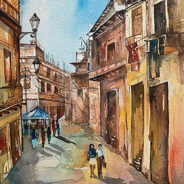 Art N Art National Level Art Exhibition in Delhi, India, Artist Rajesh Rathore