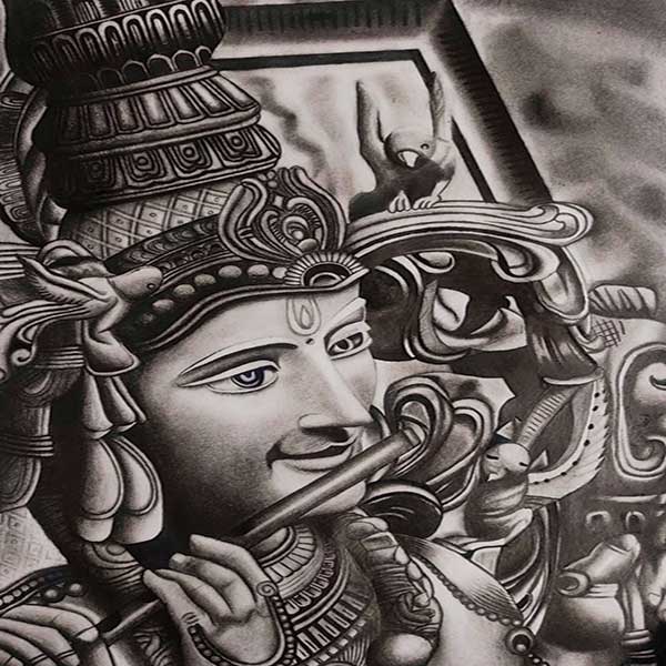 Art N Art National Level Art Exhibition in Delhi, India, Artist Rashi Gupta