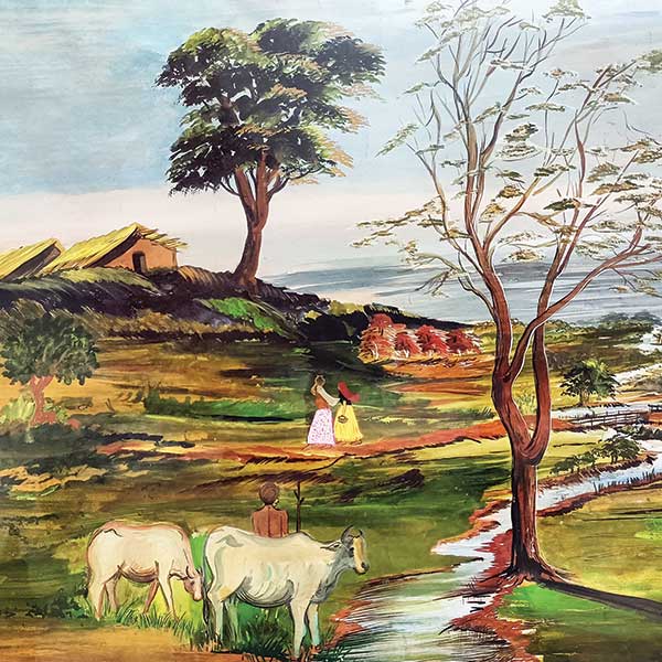 Art N Art National Level Art Exhibition in Delhi, India, Artist Saradindu Dinda