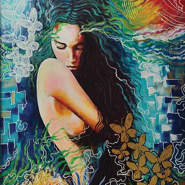 Art N Art National Level Art Exhibition in Delhi, India, Artist Suraj Kumar