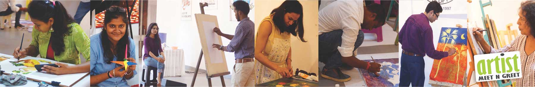 Photo Gallery of National Level Painting Competitions, Craft Competitions, Art Workshops, Art Exhibitions, Art Camps, Artist Demonstrations, Organised by Nav Shri Art & Culture Organisation