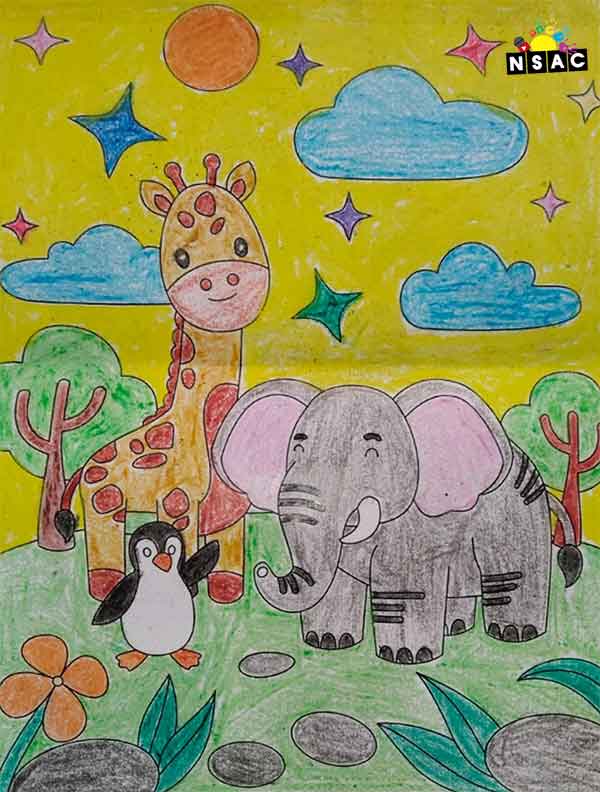 Artwork of Sable Namashi in 21st All India Child Art Competition 2025, In Search of Inner Peace - Online Competition, National Level Painting Competition for Kids, Painting Competition for Children, Online Painting Competition for Kids, Kids Art Competition, Children Art Contest, Drawing Competition for Children, Painting Competition in Delhi for Kids, Nav Shri Art & Culture Organisation, Himanshu Art Institute, Painting Competition Near Me, Painting Competition for Students, Painting Competition for School, Drawing Competition for School Students, Indian Art Contest, Art Competition, Painting Competition for School Students