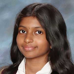 Painting of Karunyasree Ambavaram, Participant in the National Level Child Art Exhibition 2025