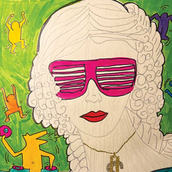 Painting by Mahira Dutta Bose at the All India Child 2025, New Delhi, India, Organised by Nav Shri Art & Culture Organisation