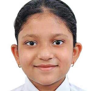 Painting of Soumyasree Dey Choudhury, Participant in the National Level Child Art Exhibition 2025