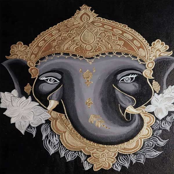 Painting by Yashika Sharma  at the All India Child 2025, New Delhi, India, Organised by Nav Shri Art & Culture Organisation