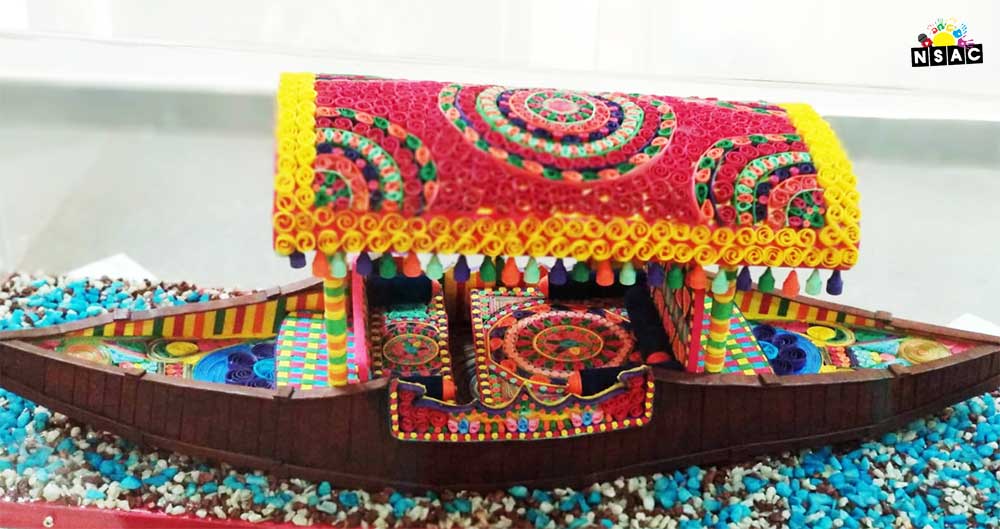 Aafreen Khan - Second Prize Winner of All India Craft Competition - Craft Karigar, National Level Craft Competition, Online Craft Competition, Nav Shri Art & Culture Organisation, Himanshu Art Institute