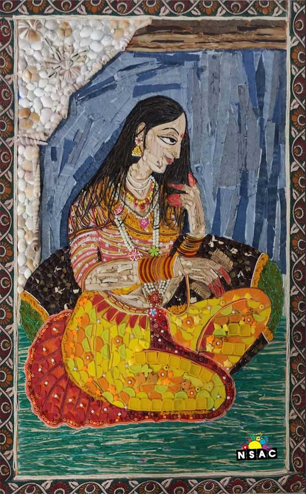 Saritha Arra - Consolation Prize Winner of All India Craft Competition - Craft Karigar, National Level Craft Competition, Online Craft Competition, Nav Shri Art & Culture Organisation, Himanshu Art Institute