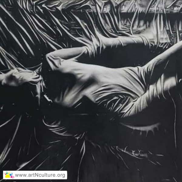 Passion Explosion Art Exhibition, All India National Level Art Exhibition of Drawing, Painting, Sketching, Digital, Photography, Sculpture, Art & Craft in Delhi, India, Artist Akash Maurya Drawing Work
