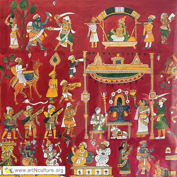 Passion Explosion Art Exhibition, All India National Level Art Exhibition of Drawing, Painting, Sketching, Digital, Photography, Sculpture, Art & Craft in Delhi, India, Artist Ruchi Bhasin Painting Work