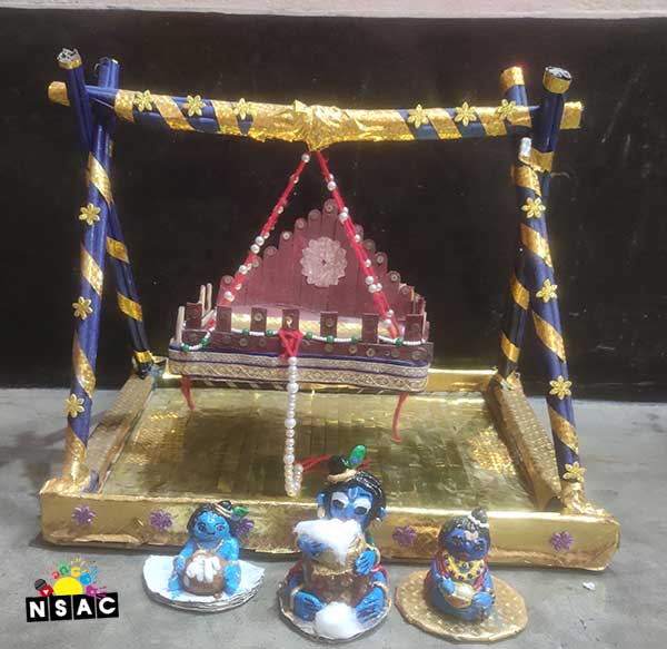 Chaitali Mahato Craft Work in National Level Craft Competition