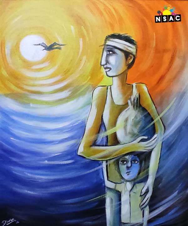 Dibakar Moral Painting in National Level Painting Competition