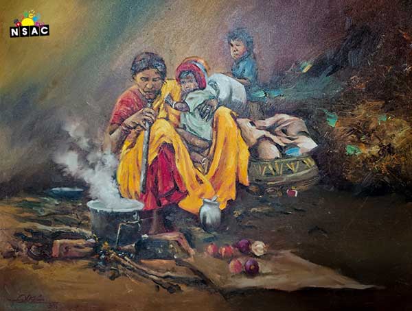 Sumeet Kumar Naik from Odisha Painting in the All India National Level Painting Competition - Meri Kalpana, Online Painting Competition, Organised by Nav Shri Art & Culture Organisation