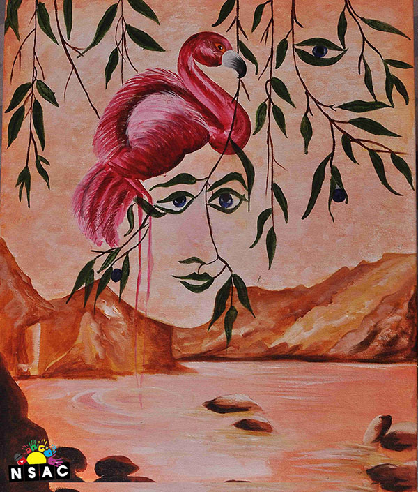 Online All India National Level Painting Competition, M Purnima Rani Painting