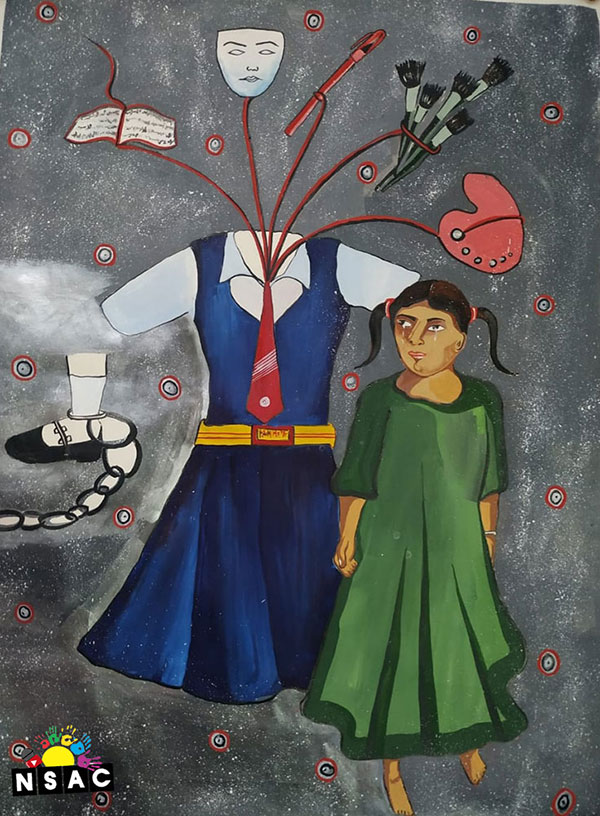 Painting in National Level Painting Competition, Online Painting Competition, Indian Art Contest, Online Art Competition, Painting Competition for Artist, Artist Level Painting Competition, All India Painting Competition on National Level, Painting Competition in Delhi, All India Art Competition, Karishma Singh Painting