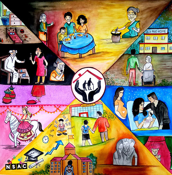 Painting in National Level Painting Competition, Online Painting Competition, Indian Art Contest, Online Art Competition, Painting Competition for Artist, Artist Level Painting Competition, All India Painting Competition on National Level, Painting Competition in Delhi, All India Art Competition, Riya Mangla Painting