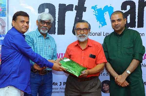 Inaugration Programme of National Level 'art N art' Exhibition 2023, Organised by Nav Shri Art & Culture Organisation