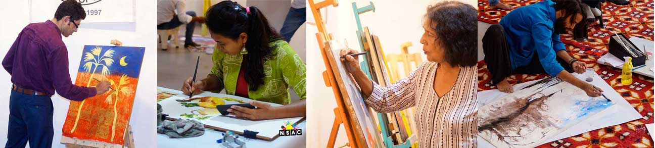 Photo Gallery of All India National Level Artist Meet N Greet, Art Workshops, Art Demonstrations, Art Seminar, Art Fair, Painting Competitions, Craft Competitions, Art Workshops, Art Exhibitions, Art Camps, Artist Demonstrations, Organised by Nav Shri Art & Culture Organisation