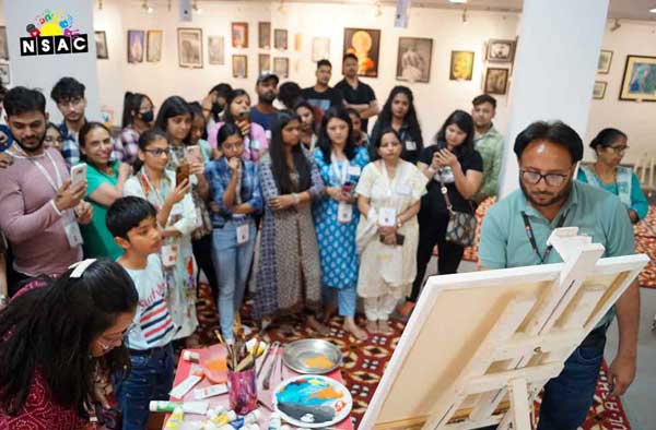 All India Artist Meet N Greet 2023, Art & Craft Workshops, Artist Demonstrations & Seminar, Organised by Nav Shri Art & Culture Organisation