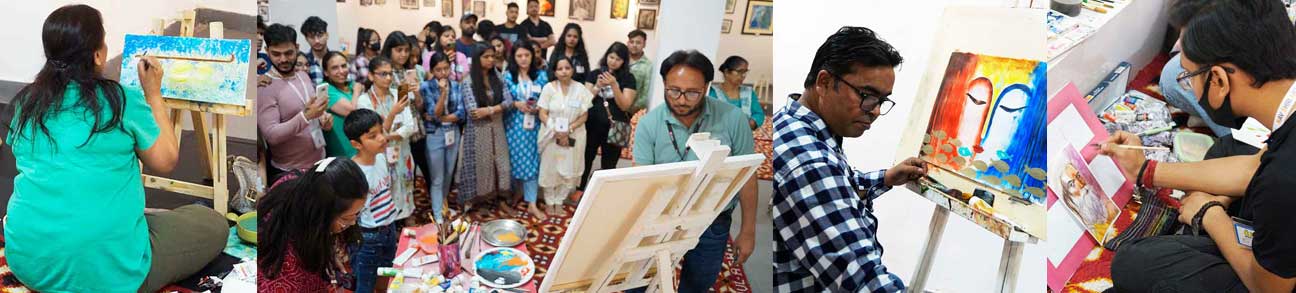 Photo Gallery of All India National Level Artist Meet N Greet, Art Workshops, Art Demonstrations, Art Seminar, Art Fair, Painting Competitions, Craft Competitions, Art Workshops, Art Exhibitions, Art Camps, Artist Demonstrations, Organised by Nav Shri Art & Culture Organisation