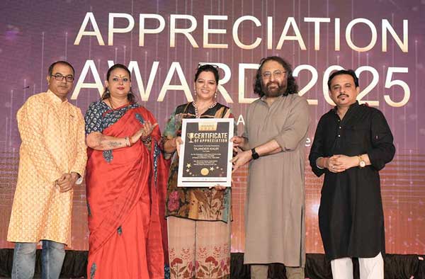 Best Artist & Appreciation Award - 2025 for Artists Working in the Field of Art, Organised by Nav Shri Art & Culture Organisation