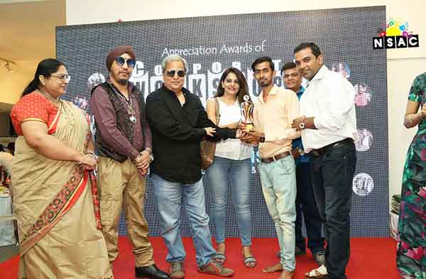 Volunteers Award 2018 for Volunteering in NSAC Events & Activities, Organised by Nav Shri Art & Culture Organisation