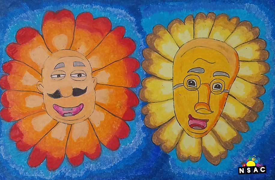 Artwork of M.Sarvajit in 20th All India Child Art Competition 2024, A Lovely Day with Motu Patlu, Harvinder Mankkar, National Level Painting Competition for Kids, Painting Competition for Children, Online Painting Competition for Kids, Kids Art Competition, Children Art Contest, Drawing Competition for Children, Painting Competition in Delhi for Kids