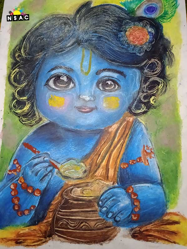Artwork of Shivansh Mishra in 20th All India Child Art Competition 2024, A Lovely Day with Motu Patlu, Harvinder Mankkar, National Level Painting Competition for Kids, Painting Competition for Children, Online Painting Competition for Kids, Kids Art Competition, Children Art Contest, Drawing Competition for Children, Painting Competition in Delhi for Kids