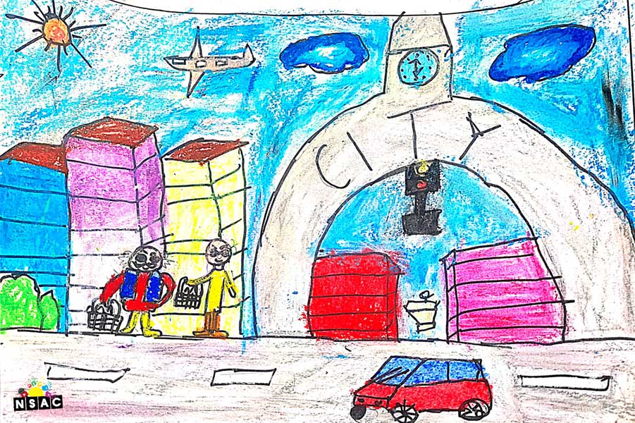 Artwork of G Nithin Narasimman in 20th All India Child Art Competition 2024, A Lovely Day with Motu Patlu, Harvinder Mankkar, National Level Painting Competition for Kids, Painting Competition for Children, Online Painting Competition for Kids, Kids Art Competition, Children Art Contest, Drawing Competition for Children, Painting Competition in Delhi for Kids