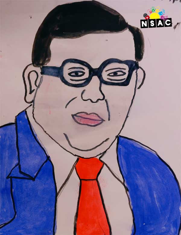 Artwork of Almir Masood Saudagar in 20th All India Child Art Competition 2024, My Idol, National Level Painting Competition for Kids, Painting Competition for Children, Online Painting Competition for Kids, Kids Art Competition, Children Art Contest, Drawing Competition for Children, Painting Competition in Delhi for Kids