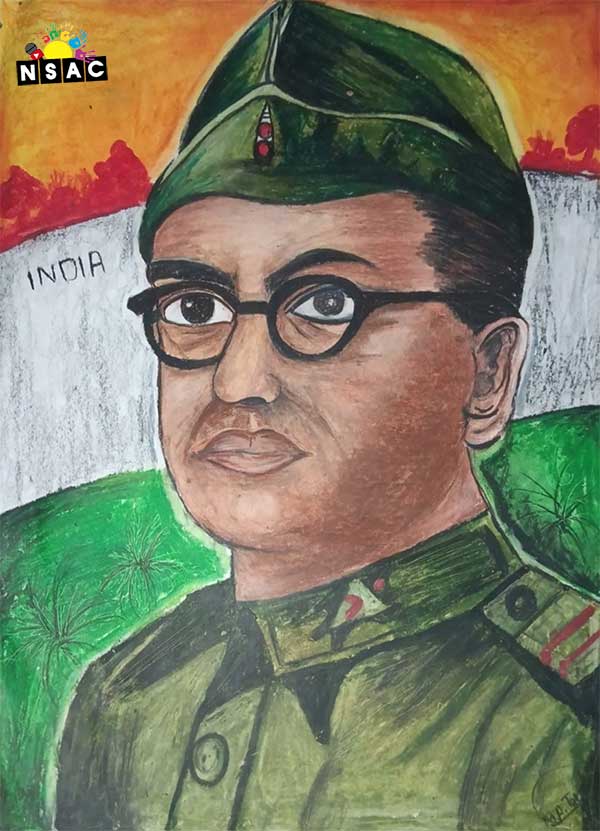Artwork of Madhura Anil Taral in 20th All India Child Art Competition 2024, My Idol, National Level Painting Competition for Kids, Painting Competition for Children, Online Painting Competition for Kids, Kids Art Competition, Children Art Contest, Drawing Competition for Children, Painting Competition in Delhi for Kids