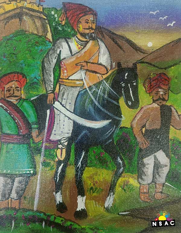 Artwork of Ovee Charudatt Sawant in 20th All India Child Art Competition 2024, My Idol, National Level Painting Competition for Kids, Painting Competition for Children, Online Painting Competition for Kids, Kids Art Competition, Children Art Contest, Drawing Competition for Children, Painting Competition in Delhi for Kids