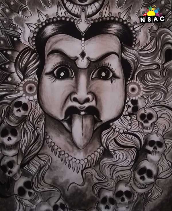 Artwork of V. Jancy Andrea in 20th All India Child Art Competition 2024, My Idol, National Level Painting Competition for Kids, Painting Competition for Children, Online Painting Competition for Kids, Kids Art Competition, Children Art Contest, Drawing Competition for Children, Painting Competition in Delhi for Kids