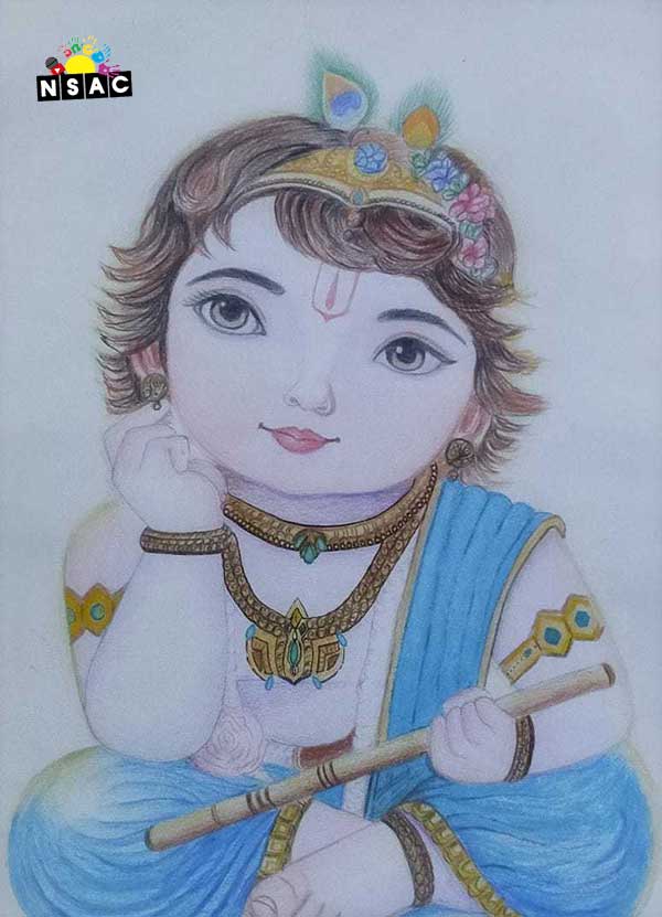 Artwork of Prishita kumari in 20th All India Child Art Competition 2024, My Idol, National Level Painting Competition for Kids, Painting Competition for Children, Online Painting Competition for Kids, Kids Art Competition, Children Art Contest, Drawing Competition for Children, Painting Competition in Delhi for Kids