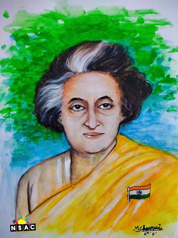 Artwork of Madaka Chaarvi in 20th All India Child Art Competition 2024, My Idol, National Level Painting Competition for Kids, Painting Competition for Children, Online Painting Competition for Kids, Kids Art Competition, Children Art Contest, Drawing Competition for Children, Painting Competition in Delhi for Kids