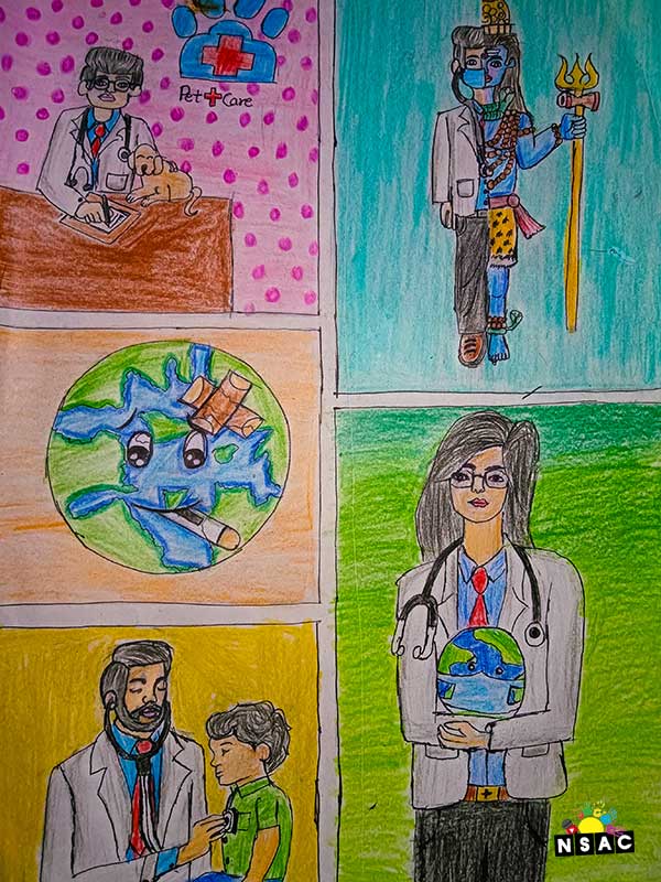 Artwork of Shiwansh Kumar  in 20th All India Child Art Competition 2024, My Idol, National Level Painting Competition for Kids, Painting Competition for Children, Online Painting Competition for Kids, Kids Art Competition, Children Art Contest, Drawing Competition for Children, Painting Competition in Delhi for Kids