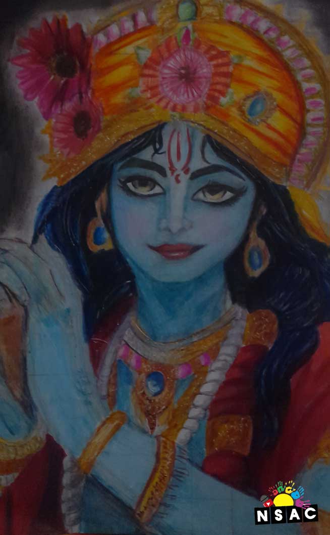Artwork of Devansh in 20th All India Child Art Competition 2024, My Idol, National Level Painting Competition for Kids, Painting Competition for Children, Online Painting Competition for Kids, Kids Art Competition, Children Art Contest, Drawing Competition for Children, Painting Competition in Delhi for Kids