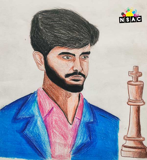 Artwork of Abinanth V in 20th All India Child Art Competition 2024, My Idol, National Level Painting Competition for Kids, Painting Competition for Children, Online Painting Competition for Kids, Kids Art Competition, Children Art Contest, Drawing Competition for Children, Painting Competition in Delhi for Kids